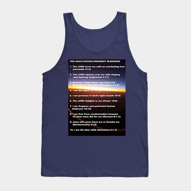 Ten Blessings for you each day/hour/moment Tank Top by Isaiah 5:20 Tees